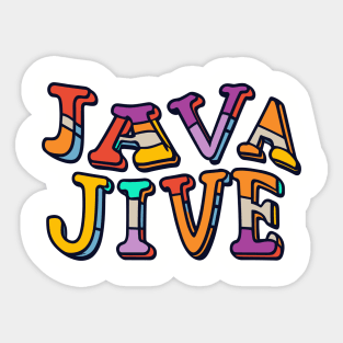 Java Jive Coffee - Coffee Popart Foodie Funny Sticker